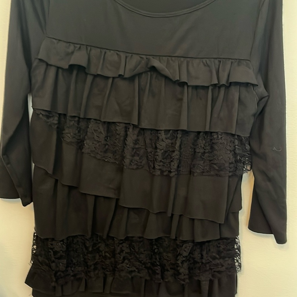 Casual Express size small layered front dress shirt size small